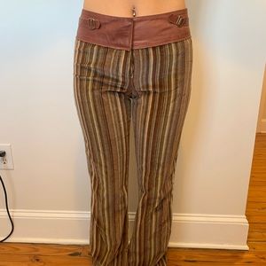 Suede pants